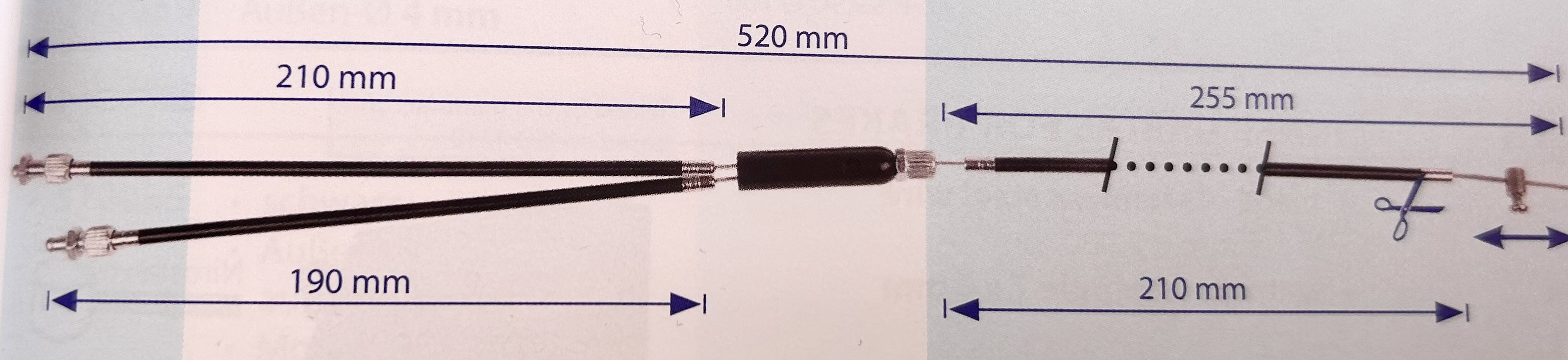 BMX Bremskabel für Rotor