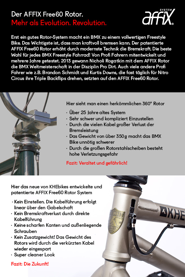 BMX Fahrrad KHE ARSENIC 18 Zoll 10,1kg