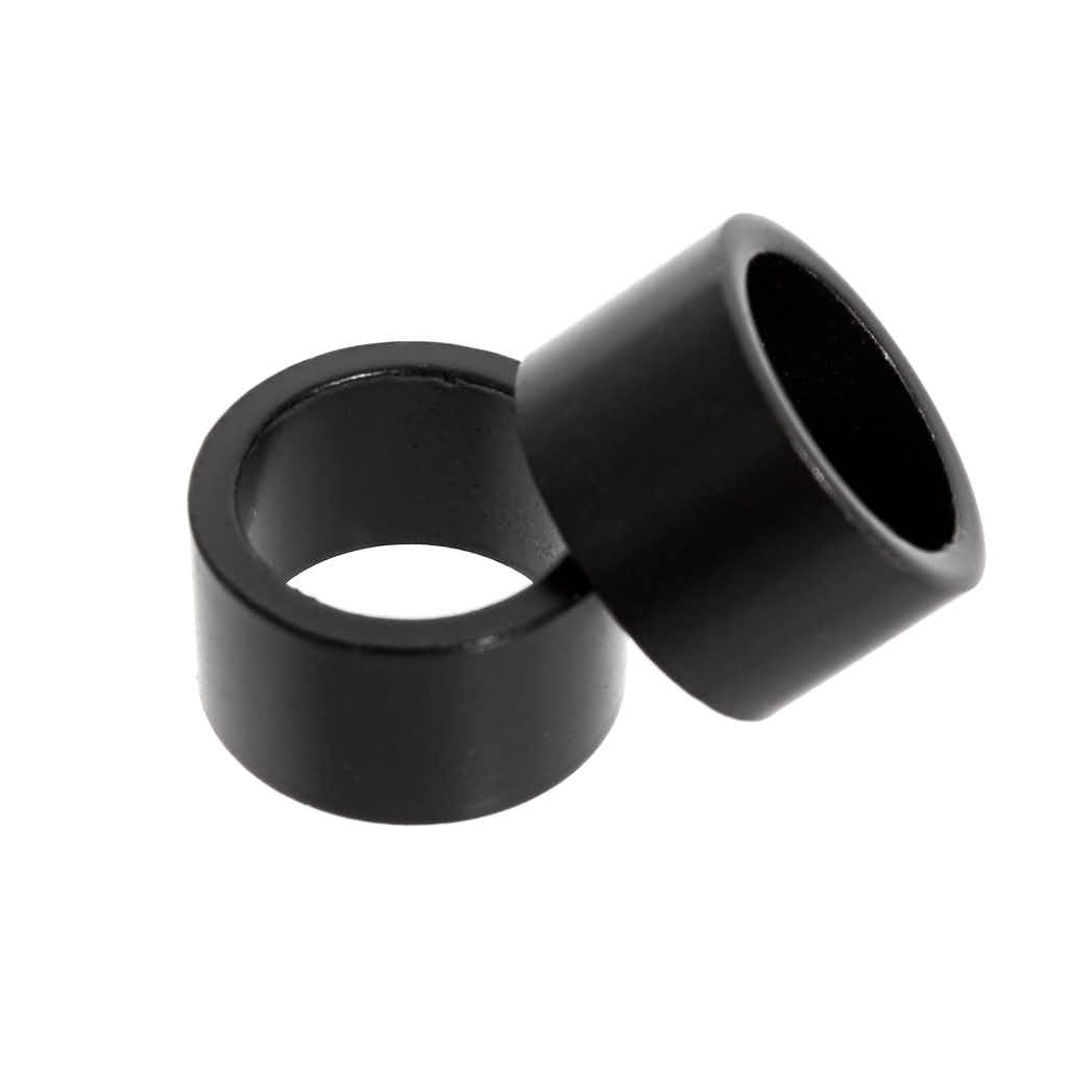 Vorderansicht BMX Peg Adapter schwarz