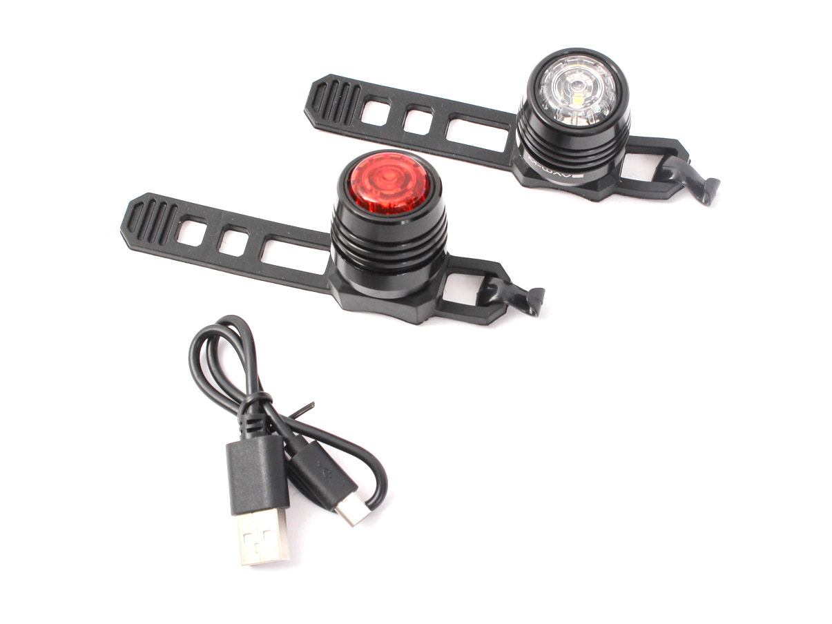 Fahrradlampen Set LED KHE M-Wave MINI