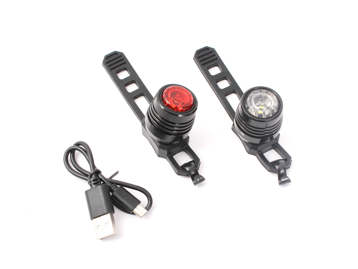 Fahrradlampen Set LED KHE M-Wave MINI