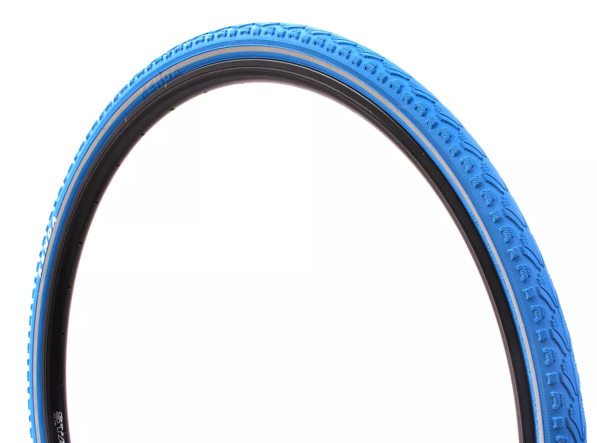 Khan Fixie Rennrad Drahtreifen KHE 700 x 38C Reifen blau
